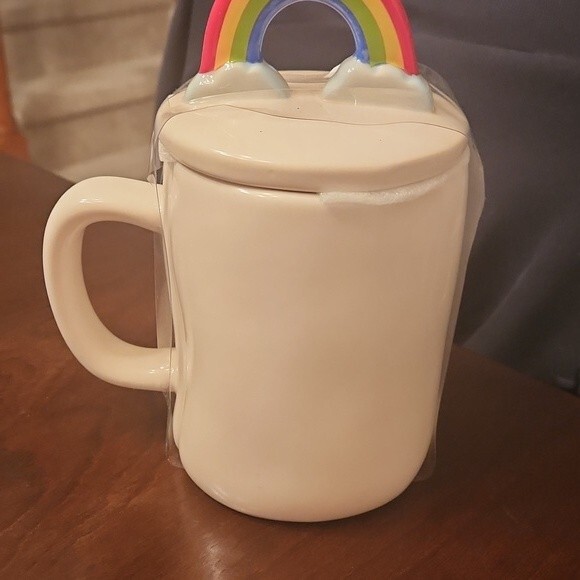 Rae Dunn "Human Kindness" Pride Mug w/ Rainbow Lid NEW! - Picture 4 of 6